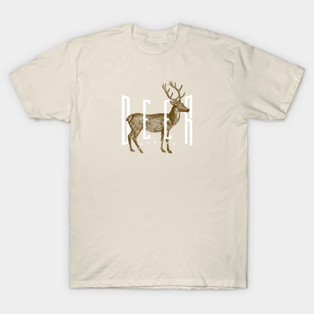 Deer Hunting T-Shirt by Wintrly